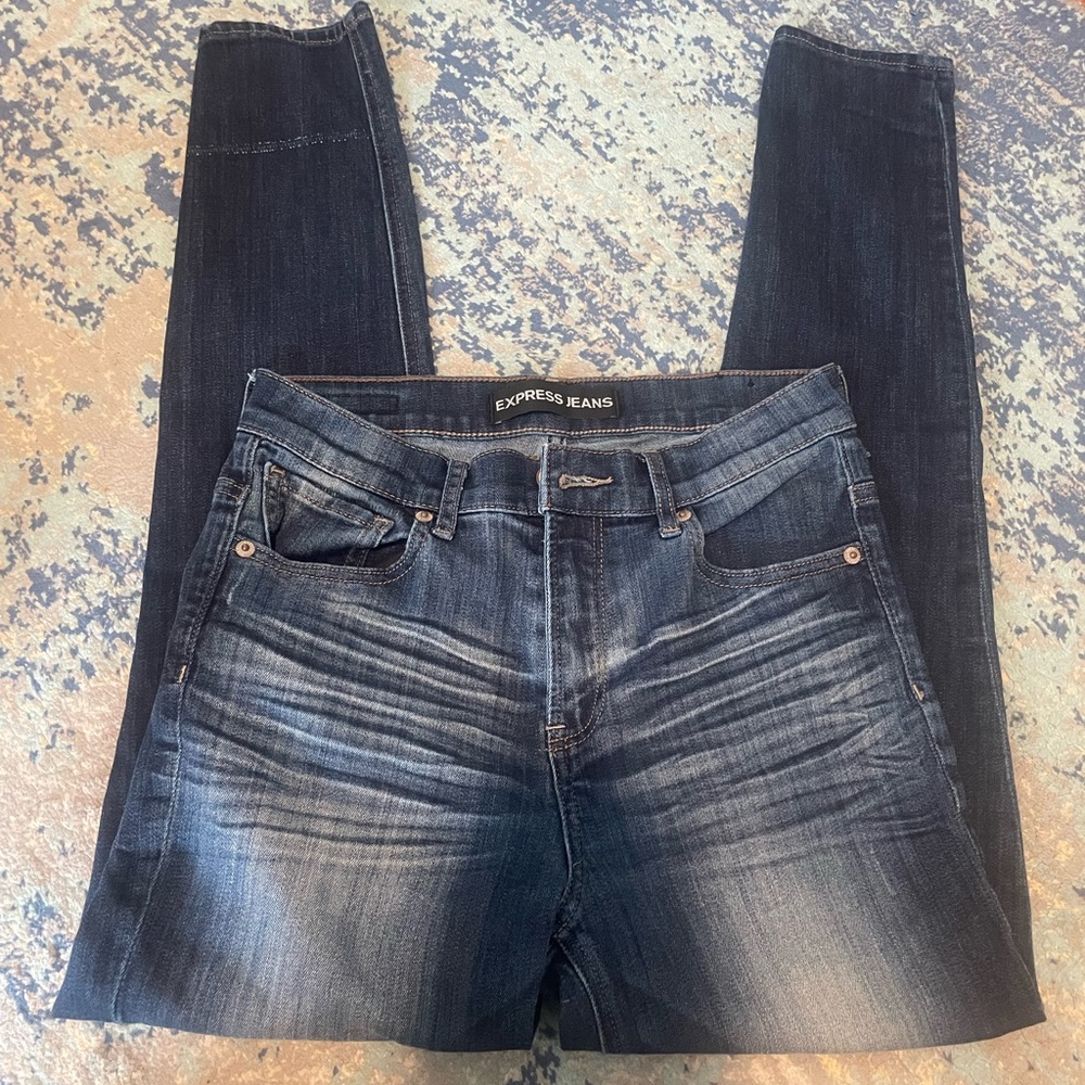 EUC Express high rise ankle leggings